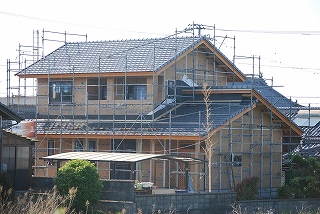 新築住宅の工事状況