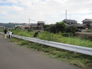 渦井川の清掃