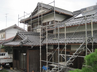 旧家の屋内外のリフォーム工事