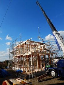 新築住宅の建前・上棟