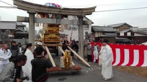 新開太鼓台お披露目式