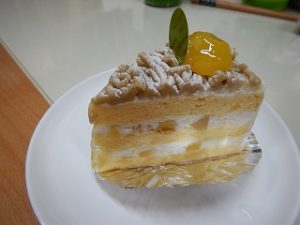 甘いショートケーキ