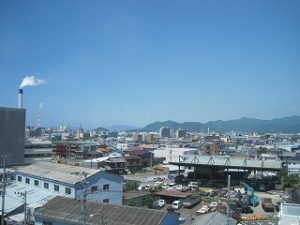 四国中央市市役所からの風景