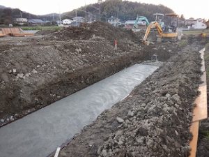 新築住宅の造成工事