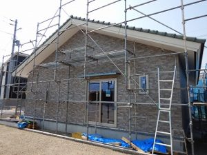 木造平屋建の新築住宅工事