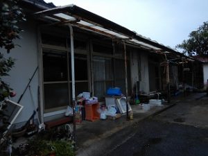 建て替え建屋解体