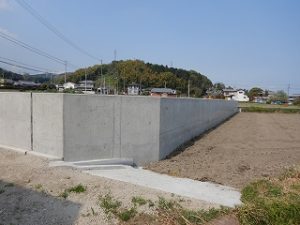 新築住宅の造成工事