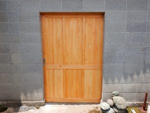 木製建具の取り替え