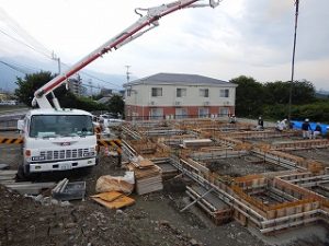 基礎梁（地中梁）基礎工事