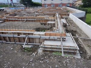 基礎梁（地中梁）基礎工事