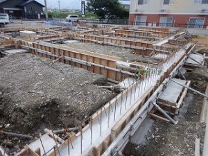 基礎梁（地中梁）基礎工事