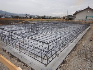 平屋建て新築基礎工事