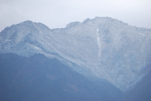 黒森山の積雪