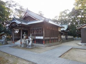 施主様の地元氏子の神社さん