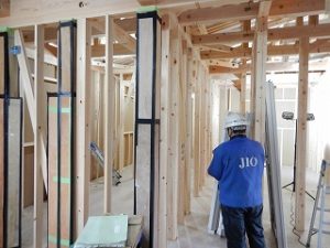 木造平屋建て住宅の構造躯体・金物検査