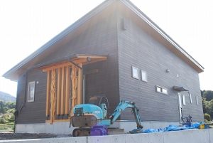 木造平屋建て新築住宅