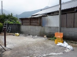 倉庫・車庫の解体撤去