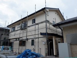 耐震補強と外壁塗装工事