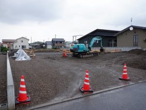 新築住宅の基礎工事