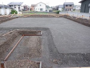 新築住宅の基礎工事