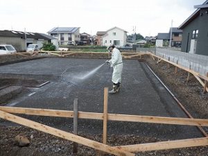 新築住宅の基礎工事