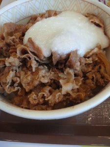 おろし牛丼