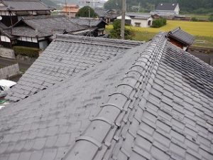 屋根瓦の葺替え工事