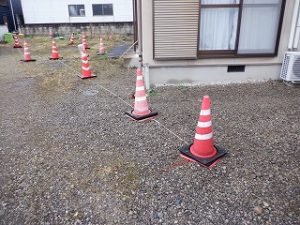 新築住宅の配置計画