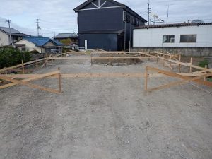 平屋建て新築工事