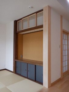 平屋建て新築住宅 ダークブラウン・カラー