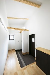 平屋建て新築住宅の完成