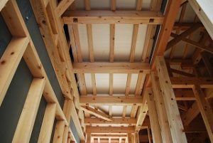 平屋建て住宅　愛媛県県内産木材検査