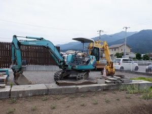 新築住宅の敷地造成工事