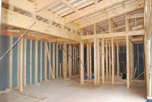 新築工事外壁面・屋根面