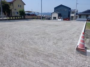 新築住宅の造成工事