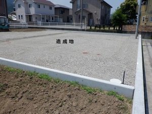 新築住宅の宅地造成