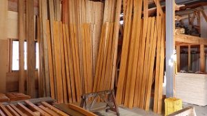 木造庇の製作