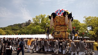 丸亀城のお城まつりに参加