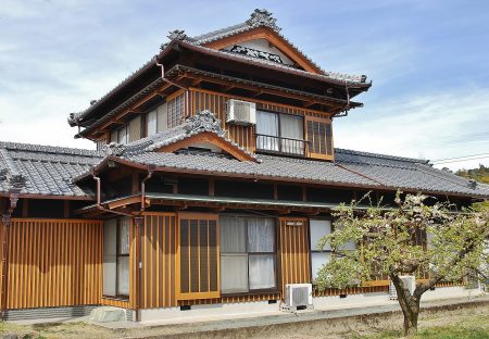 本格的 和風住宅の外壁塗装