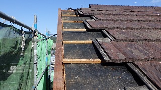 屋根瓦からの雨漏り修理