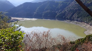 黒瀬ダムが渇水してた！