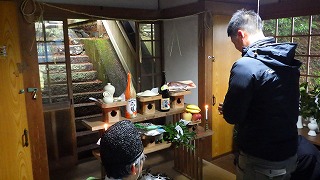 神社さん本殿の遷座式