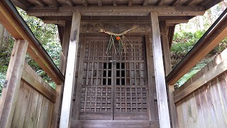 八幡神社本殿の建替え工事準備