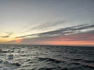夕日が幻想的で・・・