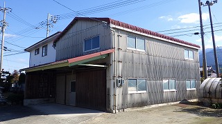 農業倉庫の屋根葺き替え工事