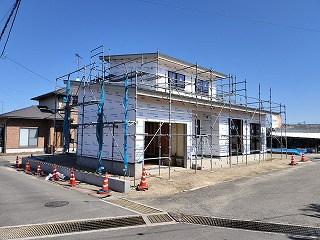 新築注文住宅の外壁工事