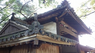 一宮神社さん楼門の屋根改修