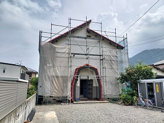 外壁 改修工事の着工