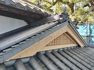 一宮神社 楼門屋根改修工事