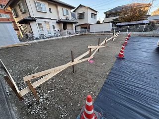ガレージ新築工事・基礎工事の着工《新居浜市》